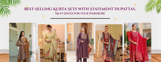 Kurta Sets with Statement Dupattas: Effortless Fusion - Shop Now