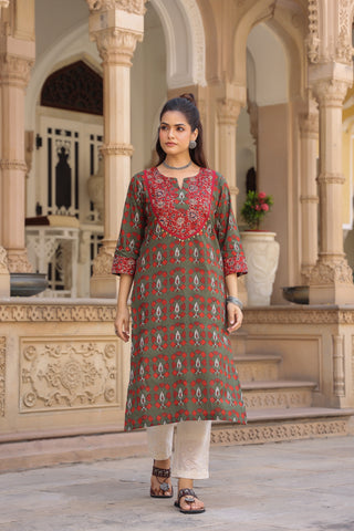 Women Ethnic Motifs Printed Kurta