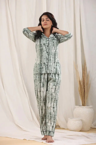 Cotton Printed Night Suit for Women