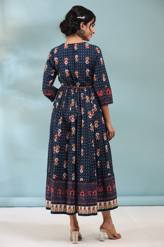 Women Printed Pure Cotton Ethnic Dresses