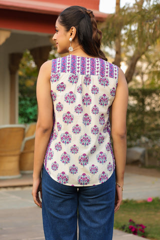 Print Cotton Top