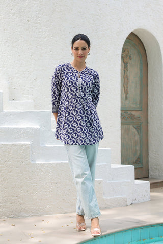 Ethnic Motifs Printed Pure Cotton Kurti