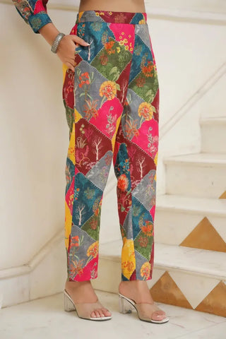 Women Multi Digital Patch Printed Co-ords Set