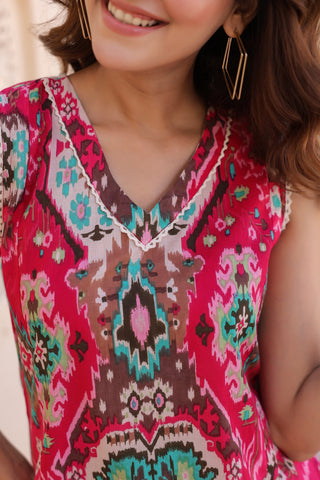 Ethnic Motif Printed Top