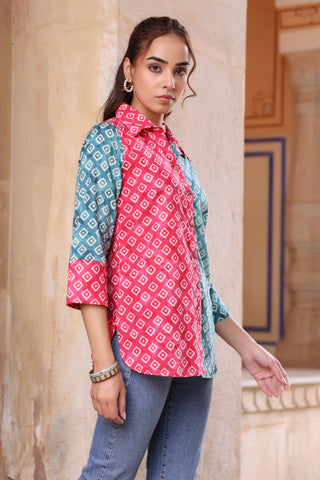 Women Relaxed Printed Casual Shirt