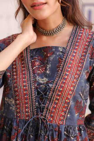 Floral Print Cotton Top