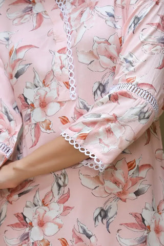 Peach floral Co-Ord Set