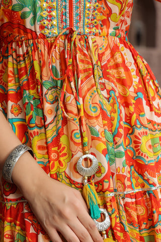 Abstract Pattern Cotton Top Women