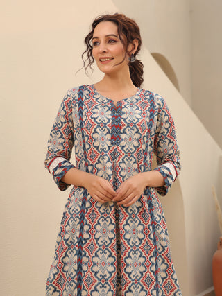 Beige daily wear kurta
