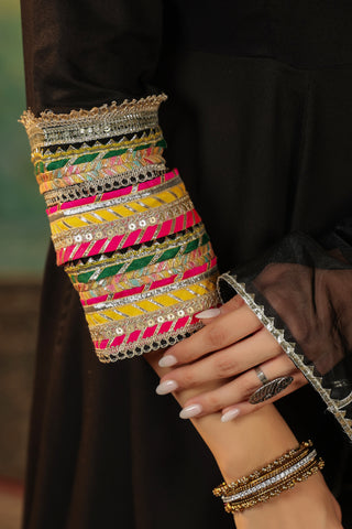 Black Ethnic Wear Kurta Set