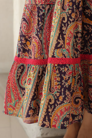 Casual Paisley Maxi Dress