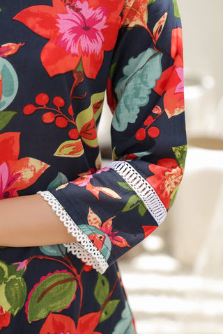 Casual Printed Tunic Set for Women