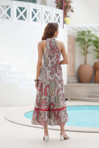 Casual White Printed Dress
