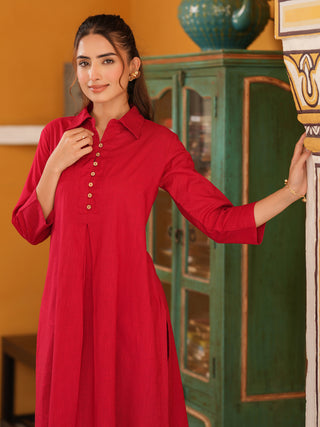 Casual cotton kurta pant set for women