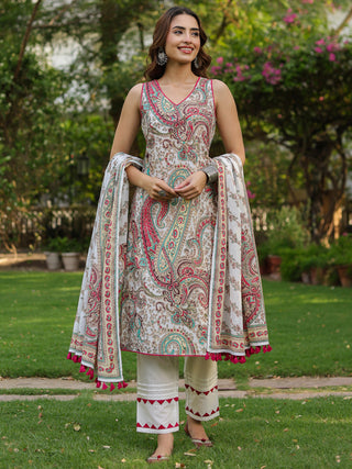 Casual ethnic cotton kurta set