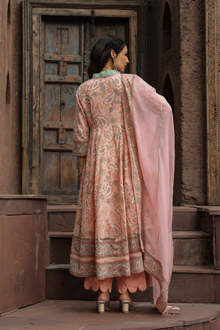 Cotton Anarkali Kurta Set