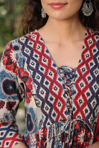Cotton Kurta Set with Dupatta