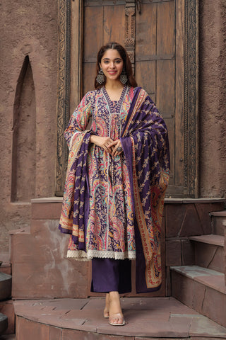 Cotton Kurta with Dupatta Set