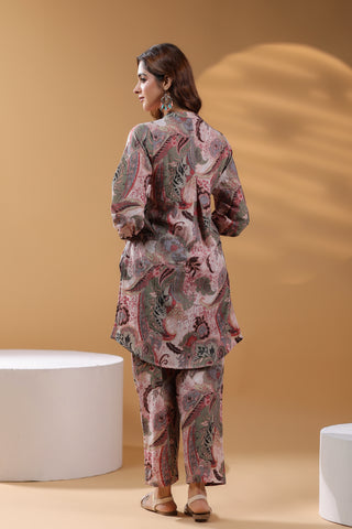 Elegant Floral Tunic Set