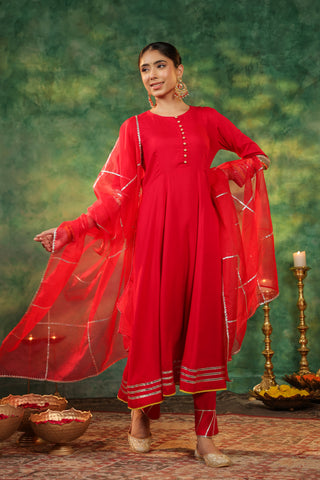 Ethnic Gotta Patti Kurta Set