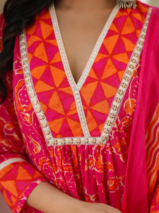 Festive wear cotton kurta set