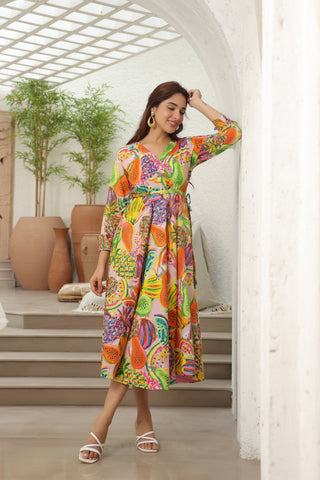 Flared Cotton Dress