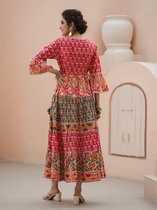 Floral Anarkali Kurta for Women