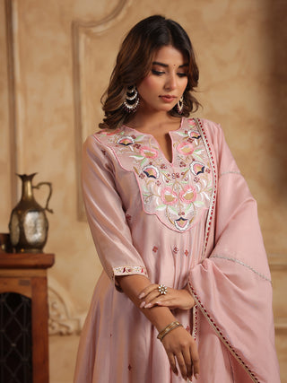Floral Anarkali outfit