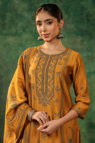 Floral Ethnic Kurta with Pants