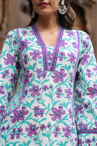 Floral design kurta