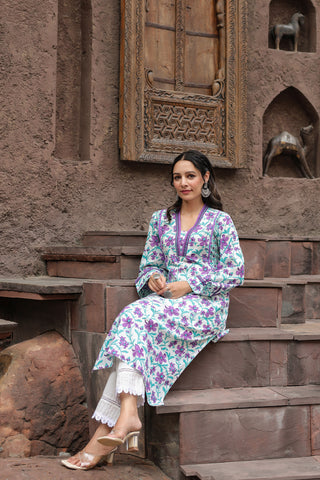 Floral vibe kurta