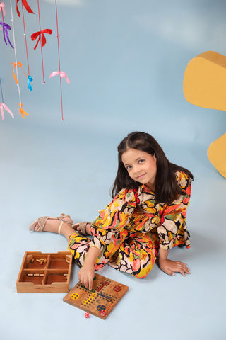 Girls everyday printed clothing set