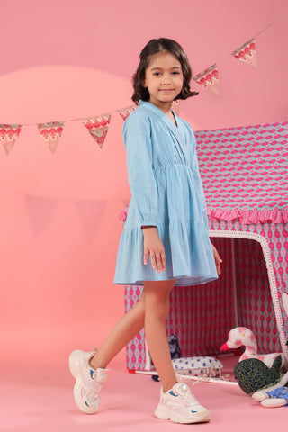 Girls summer-ready A-line mini dress