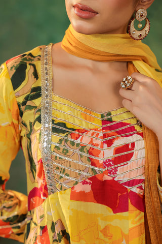 Indian ethnic cotton kurta set