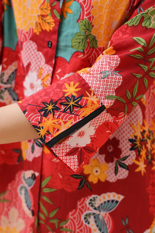 Lightweight Floral Cotton Top