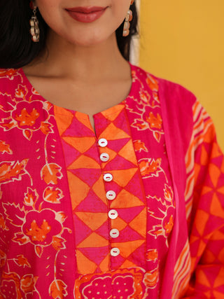 Lightweight cotton ethnic set
