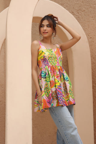 Multi Design Cotton Top