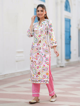 Paisley print kurta