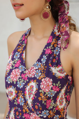 Printed Cotton Ethnic Midi Dress