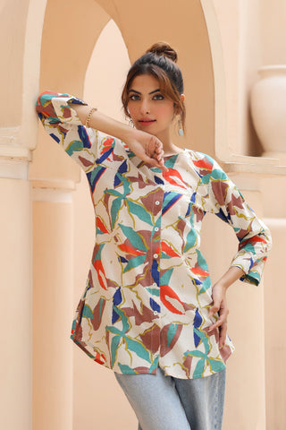 Printed Cotton Top