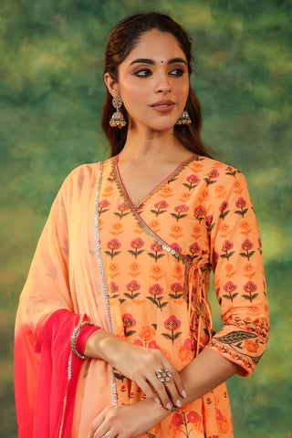 Printed Pure Cotton Kurta Dupatta Set