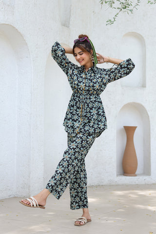 Printed Tunic Trouser Co-ord Set