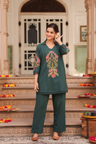 Printed co-ord set women
