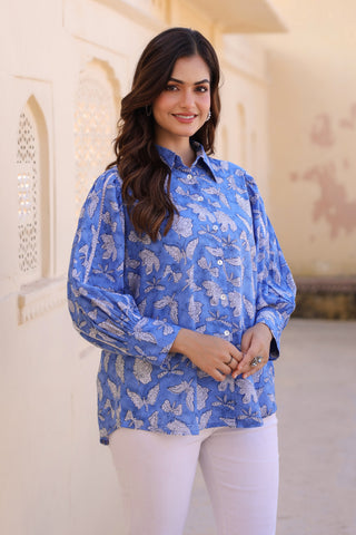 Printed cotton casual shirt
