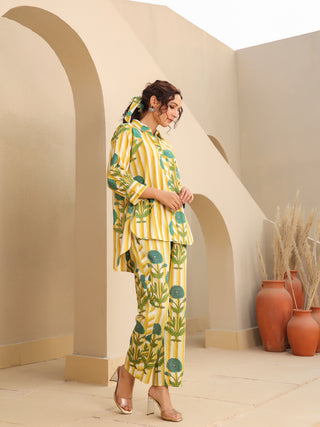 Printed cotton matching set