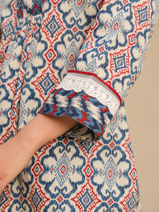 Printed cotton summer top