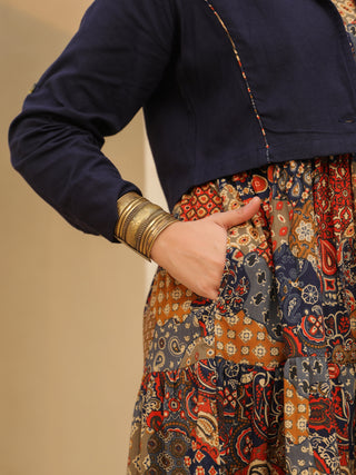 Printed flare outfit