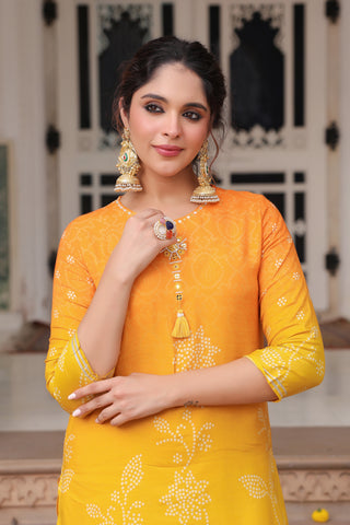 Printed kurta with pants