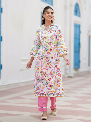 Printed straight kurta