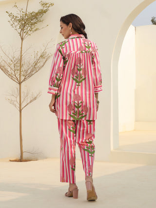 Printed trouser co-ord